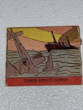 1942 MP & Co War Scenes R168 German Bomber Downed #121 picture