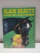 Vintage Children's Wonder Book BLACK BEAUTY 1952 HC kids  picture