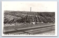 Postcard RPPC Rock Formation Arbuckle Mountains Hwy 77 Oklahoma OK picture