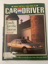 Car and Driver Magazine October 1985 - Ford Taurus picture