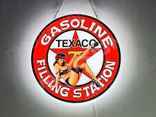 Live Nudes Girl Gas Oil Gasoline Station 3D LED 16