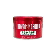 Vintage Royal Crown POMADE Cardboard Container Metal Ends 5 oz NOS Full picture