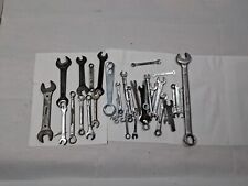 Huge Lot of 35 Vintage  Wrenches Standard & Metric Mixed Brands Os102 2 picture