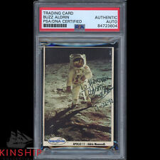 Buzz Aldrin signed 1990 Space Shots Trading Card PSA DNA Moonwalker Auto C1251 picture