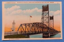 Portland, OR, Vancouver, WA, Interstate Highway Bridge - Postcard picture