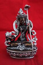 Tibetan Buddhism Goddess Dukkar, Sitatapatra, Chatra Tara Copper Silver Statue picture