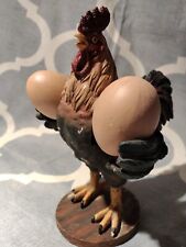 Chicken Hold 2 Eggs Figurine picture