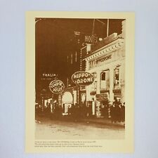 Vintage 1909 Pacific St San Francisco Night Life Old Barbary Coast Print Art 1B picture