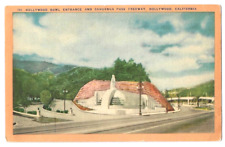 Hollywood Bowl Entrance Art Deco Fountain c1940 Los Angeles California, Freeway picture