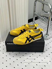 Onitsuka Tiger MEXICO 66 Sneakers DL408-0490 Yellow Black Classic Shoes Unisex picture