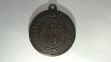 Vintage Rare Our Lady of Mount Carmel Bronze Medal Roma 1889 Incoronato 1881 picture