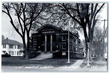 c1950's 1st Baptist Church Storm Lake Iowa IA RPPC Photo Vintage Postcard picture
