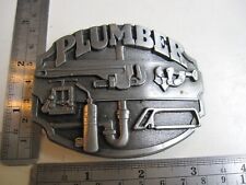 1987 Siskiyou Buckle Co. Valley Faucets Plumber Belt Buckle  BIS picture