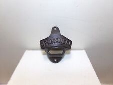 OPEN HERE  Cast Iron Wall Mounted Bottle Opener picture