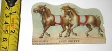 Antique c. 1800's MCLAUGHLINS XXXX COFFEE Victorian Trading Card  (B35A) picture
