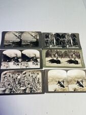 stereoscope cards, lot of 6, oregeon, georgia, nevada, wyoming picture