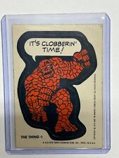 TOPPS 1974-1975 Marvel Comic Book Heroes Sticker Card The Thing-1 picture