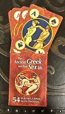 The Ancient Greeks & Sex Life 54 Playing Cards w/ Photos Poker Deck Kama Sutra picture