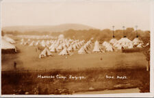 Hassocks Army Camp July 1911 Sussex England Sims Hurst Real Photo Postcard G46 picture
