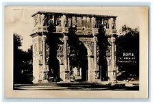 c1920's The Arch Of Constantine Rome Italy RPPC Photo Unposted Vintage Postcard picture