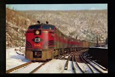 Oversized Train Railroad postcard Lehigh Valley Railroad picture