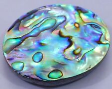 37 CT 100% NATURAL RAINBOW FIRE ABALONE SHELL OVAL CABOCHON GEMSTONE EM-576 picture
