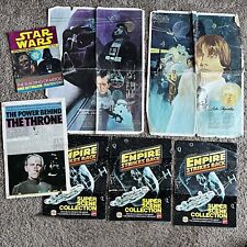 Vintage 70s 80s Star Wars Burger King Posters Bundle Lot Store Display Poster picture