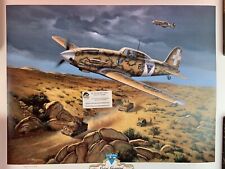 Original WW2 Italian Fighter Pilot Luigi Gorrini Limited Edition Signed Print RA picture