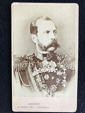 Unusual CDV Tsar Russia Alexander II with Chain Order St.Andrew Antique Levitsky picture