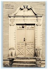 c1910's Door Of Williams House Deerfield Massachusetts MA RPPC Photo Postcard picture