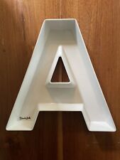 French Bull 100% Melamine Letter “A” Shaped Trinket And/Or Candy Snack Tray picture