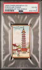 PORCELAIN TOWER  1908 Cohen, Weenen & CO. Wonders of The World PSA 4 VG-EX picture