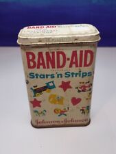 Vintage Band Aid Stars And Strips Can Good Condition Vintage Memorabilia picture