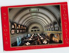 Postcard Grand Hall Omni International Hotel Union Station St. Louis MO USA picture