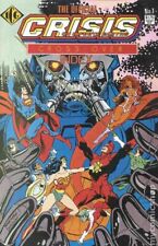 Official Crisis on Infinite Earths Crossover Index #1 FN 1986 Stock Image picture