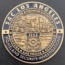 HSI SAC Los Angeles Challenge Coin picture