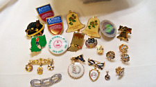 Lot of Vintage Lodge Pins Lapel/Hat Convention Odd Fellows Rebekahs picture