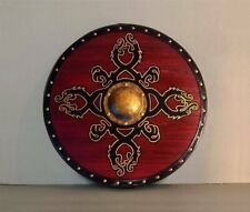 Ouroboros Battleworn Viking Shield | Wooden Cosplay Shield | Medieval Round Wood picture