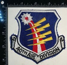 Cold War US Air Force USAF 40th Air Division Japanese Made Patch picture
