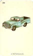 1968 Kindergarten Flash Card Truck #250 Economy Co. Smash Book Scrapbook picture