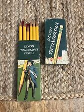Vintage Dixon Ticonderoga Pencil- 8 Of 12 1386 No.3 One Dozen Pre WII picture