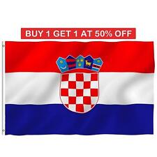 Croatia Flag Large 5x3FT National World Cup Croatian Sport Football Euro Support picture