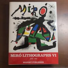 Joan Miro Lithographie Vi Hardcover Foreign Books picture