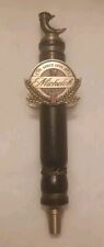 Michelob Lager Brass Black Beer Tap Handle Horn 12