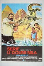 PIEDONE D'EGITTO / FLATFOOT ON THE NILE Orig. exYU movie poster 1980 BUD SPENCER picture