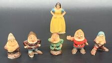 Marx Disneykins ‘60s Snow White & The Seven Dwarfs 6 Figure Lot ~ Near Complete picture