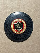 antique max factor hollywood face powder metal box society makeup preowned picture