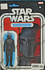 Star Wars War of the Bounty Hunters #1 Boba Fett Black Armor Action Figure Cover picture