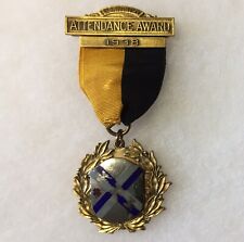 Pre-WW2 / 1938 1st Infantry Attendance Medal / Award / By Dieges & Clust picture