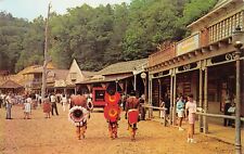 Cherokee NC Frontier Land Deadwood Gulch Amusement Park Western Vtg Postcard C31 picture